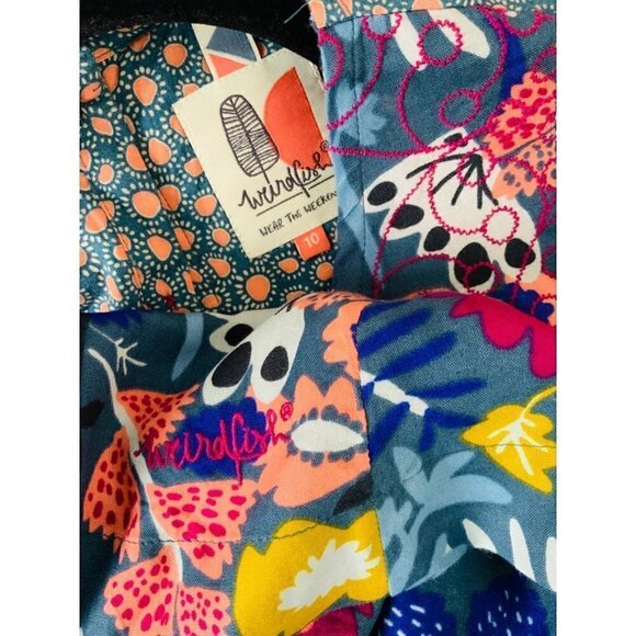 Weiredfish womans mini dress or long tunic US size 6 multi new with tags - Picture 5 of 6